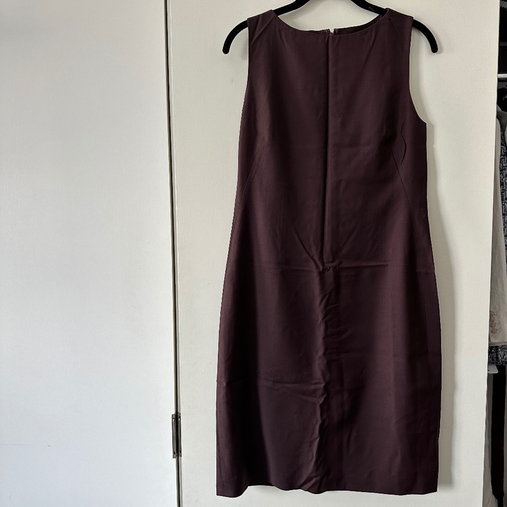 Theory sleeveless fitted dress